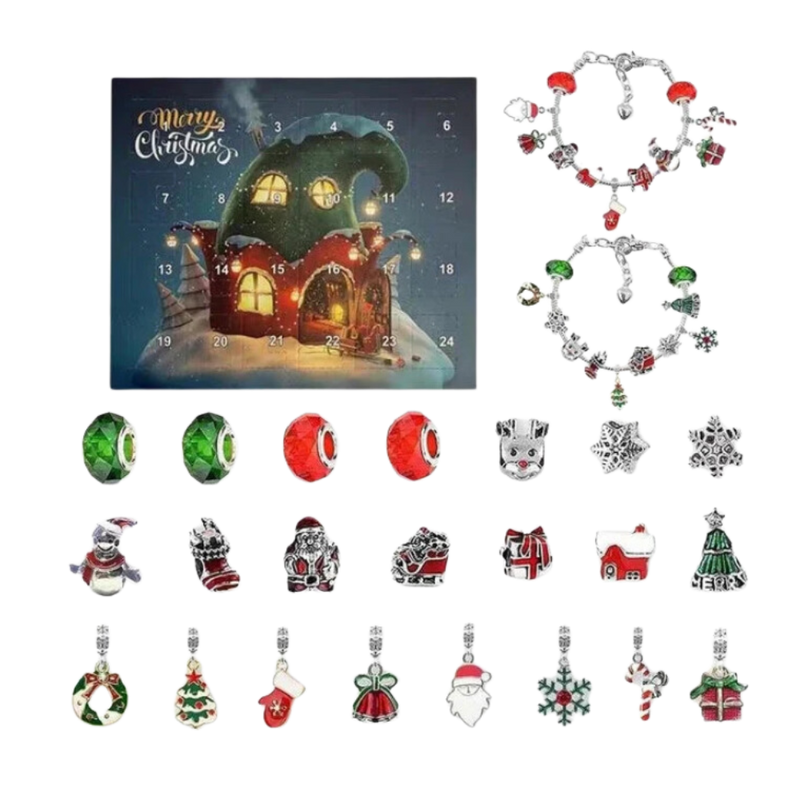 DIY Jewelry 24-day Countdown Advent Calendar
