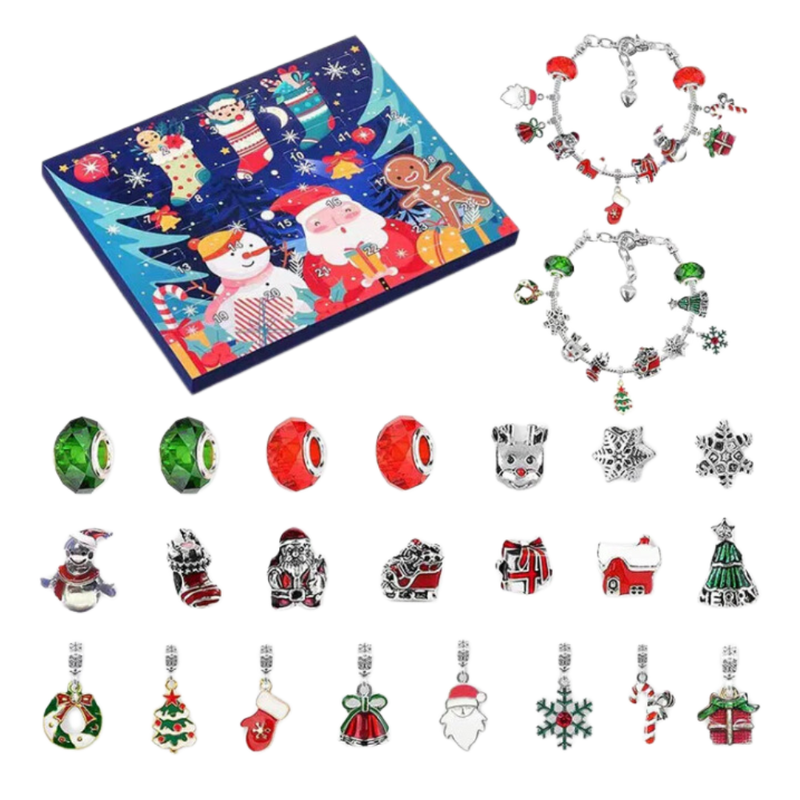 DIY Jewelry 24-day Countdown Advent Calendar
