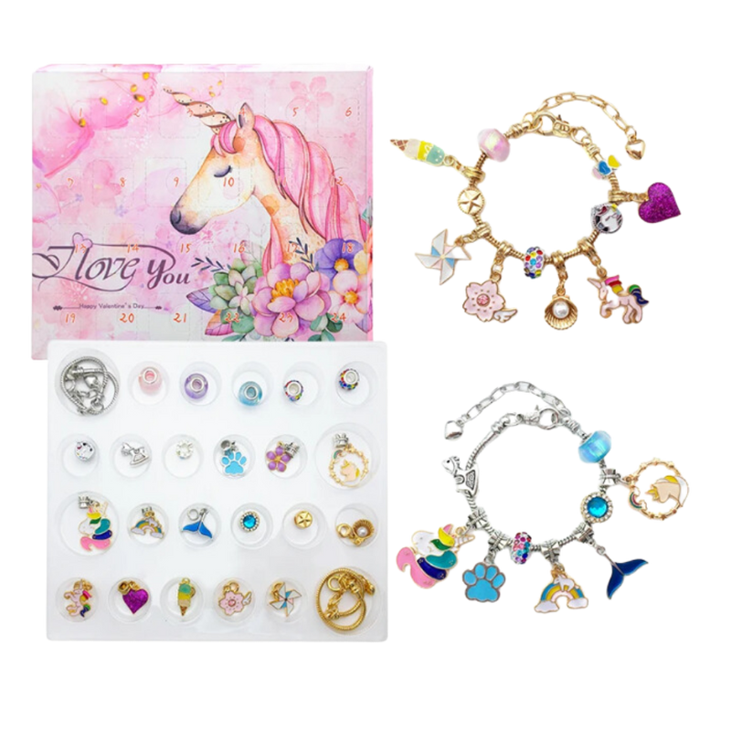 DIY Jewelry 24-day Countdown Advent Calendar