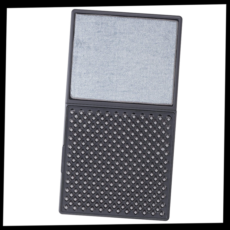 Dual Cleaning Zones Sanitizing Door Mat