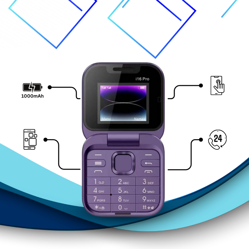 Dual Sim Small Folding Cell Phone