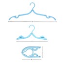 Dual-Size Foldable Clothes Hangers