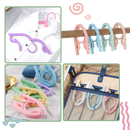 Dual-Size Foldable Clothes Hangers