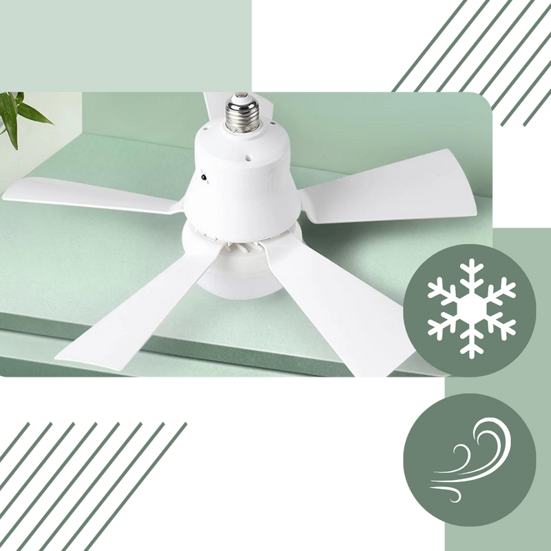 E27 Socket Fan Light