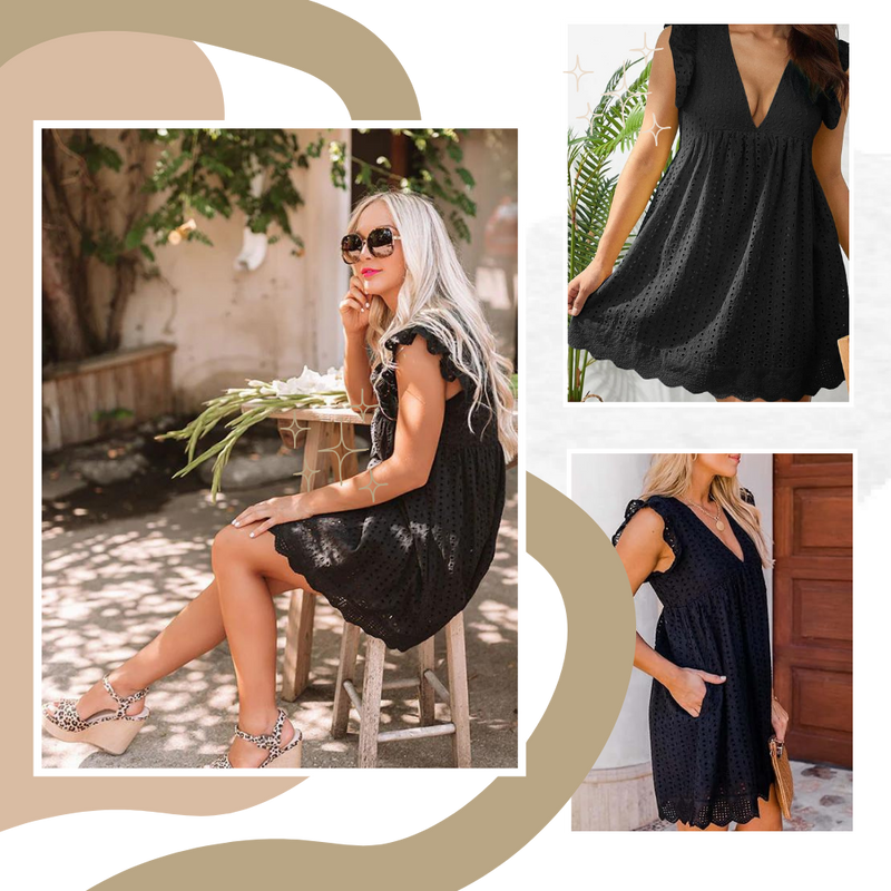 Elegant Broderie Anglaise Dress