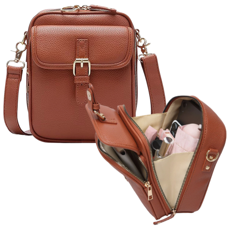 Vintage All-in-One Crossbody Bag