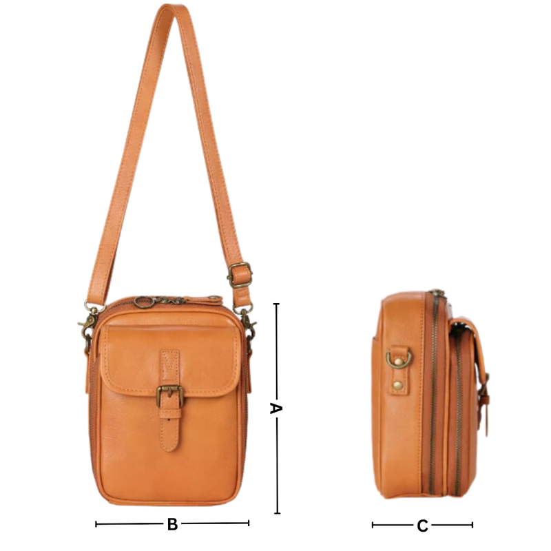 Vintage All-in-One Crossbody Bag