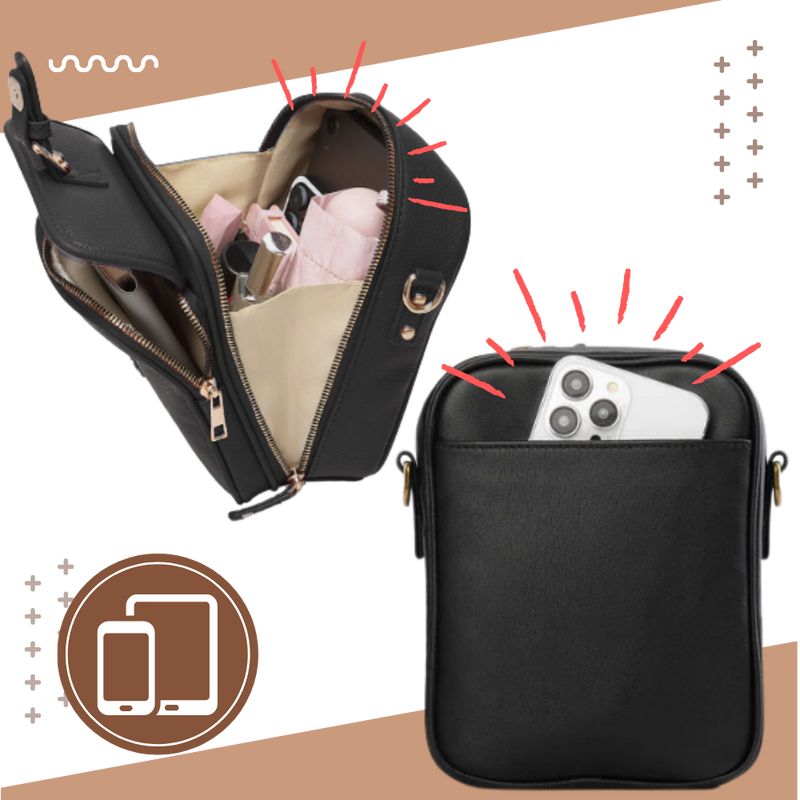 Vintage All-in-One Crossbody Bag