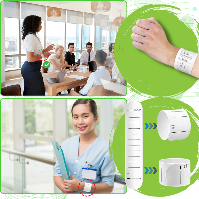 Erasable Silicone Slap Reminder Bands