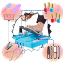 Ergonomic LED Pedicure Foot Rest