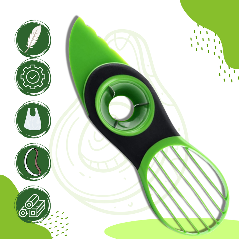 Ergonomic Multifunctional Avocado Tool