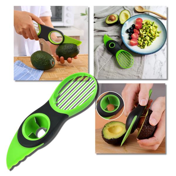Ergonomic Multifunctional Avocado Tool
