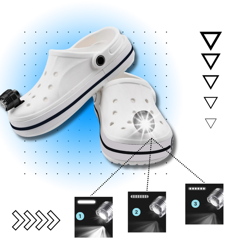 Hands-Free Waterproof Crocs Light
