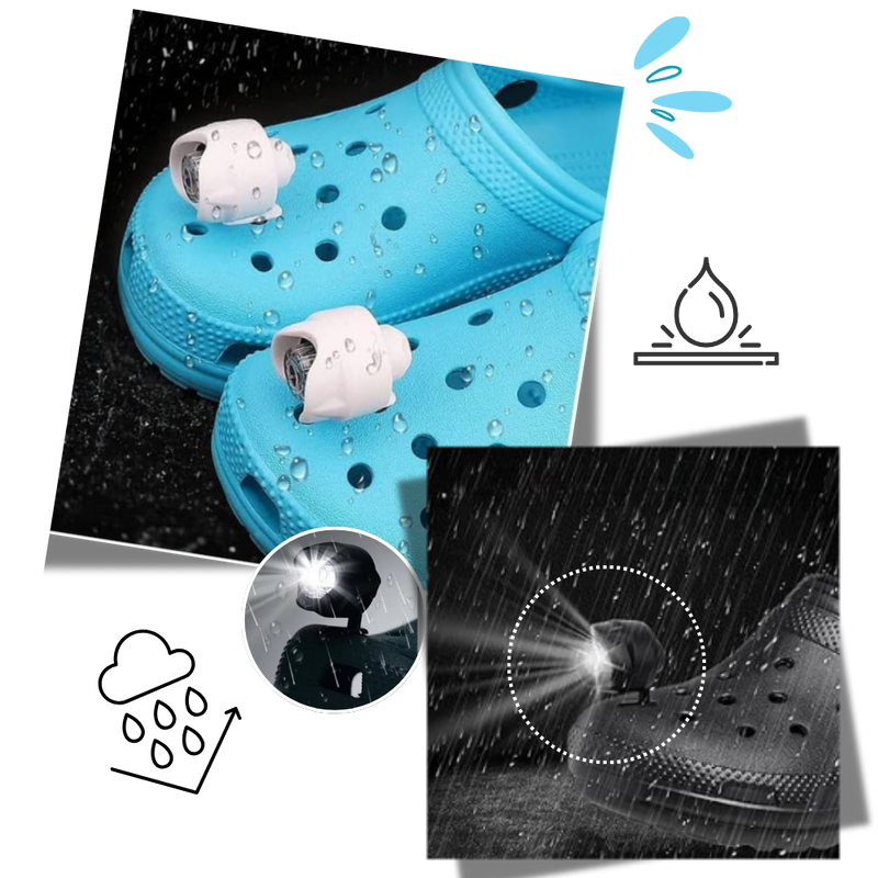 Hands-Free Waterproof Crocs Light