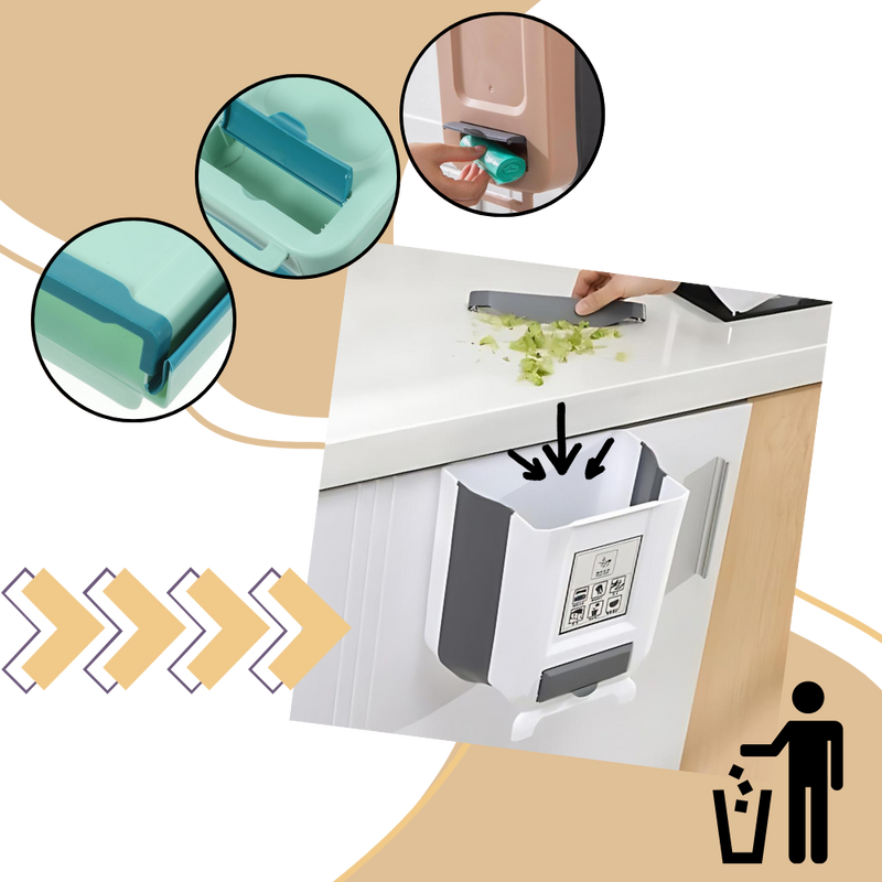High Capacity Collapsible Trash Can