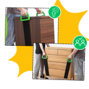 High Capacity Furniture Lifting Straps