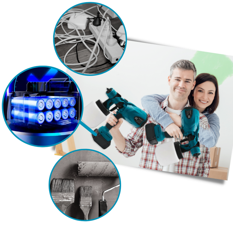 High-pressure Cordless Paint Sprayer Gun