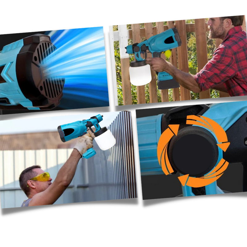 High-pressure Cordless Paint Sprayer Gun