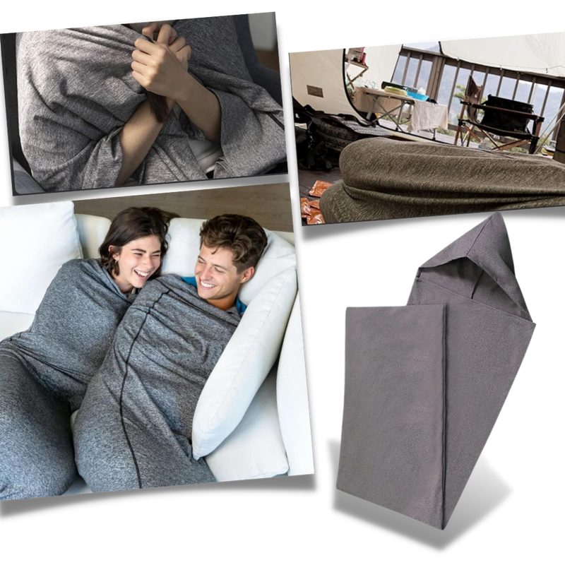 Hooded Sleep Pod Wearable Blanket