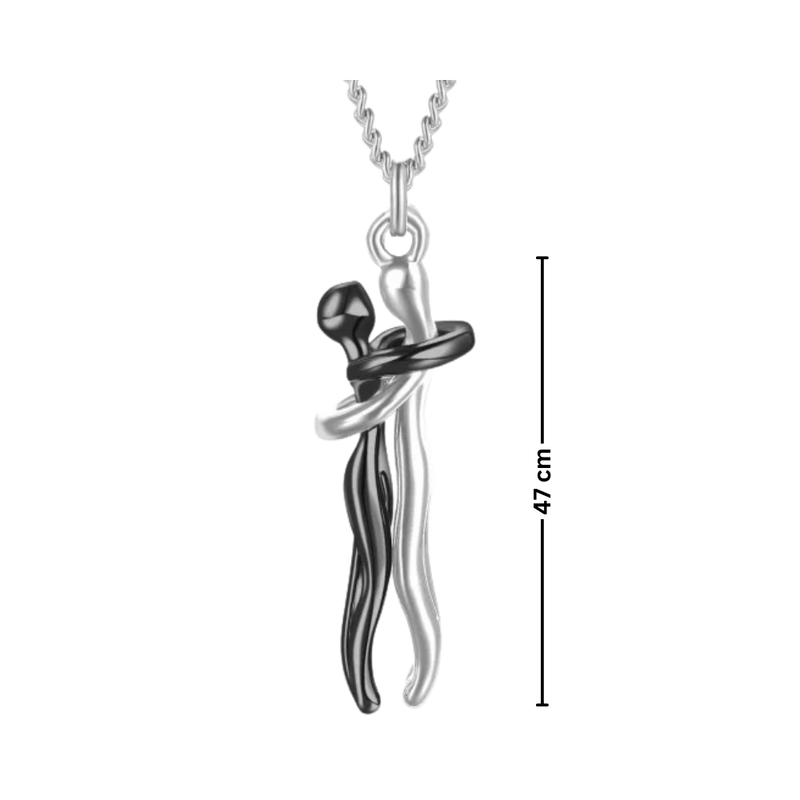 Hug Love Couple Necklace