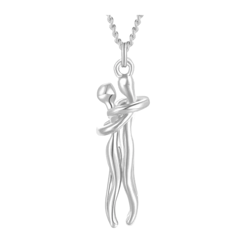 Hug Love Couple Necklace