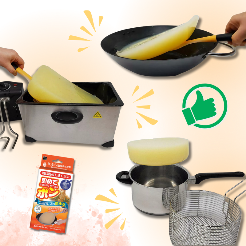 Hygienic Cooking Oil Solidifier