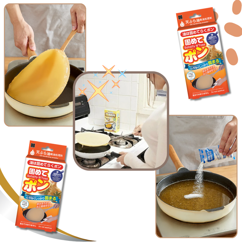 Hygienic Cooking Oil Solidifier