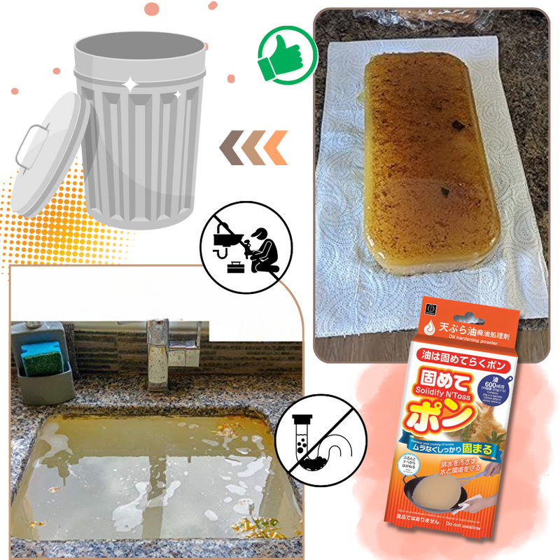 Hygienic Cooking Oil Solidifier