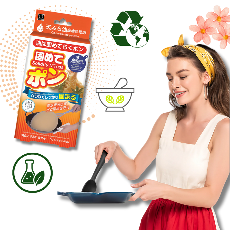 Hygienic Cooking Oil Solidifier