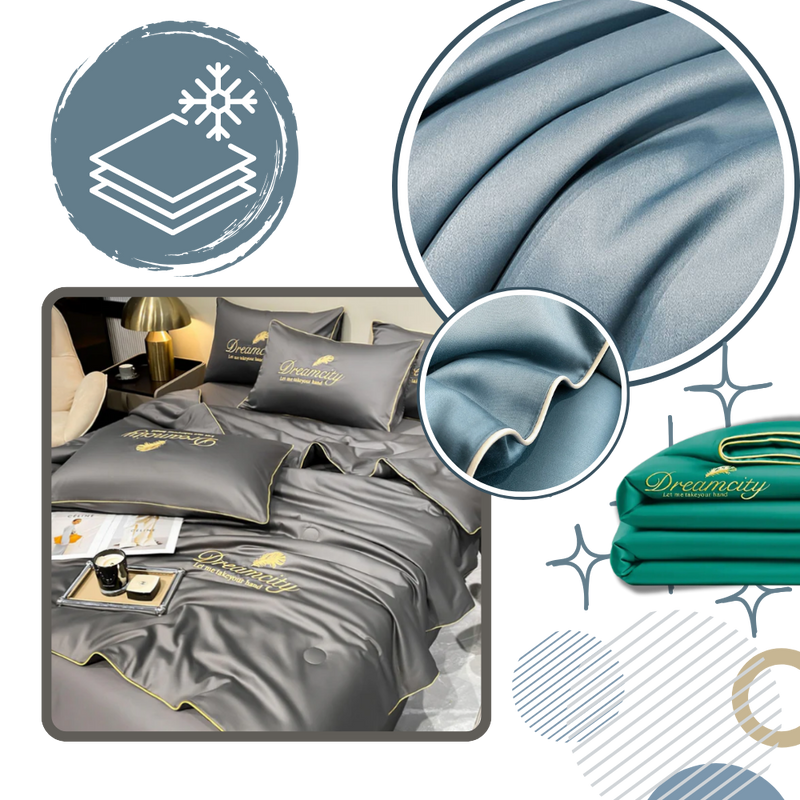 Icy Silk Soft Linen Duvet Cover