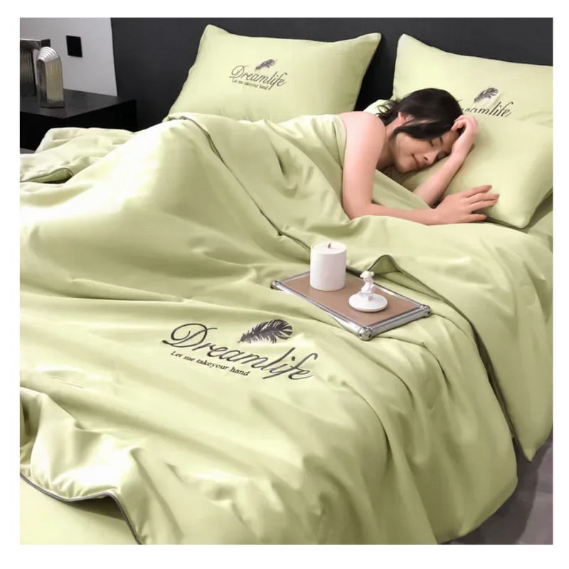 Icy Silk Soft Linen Duvet Cover