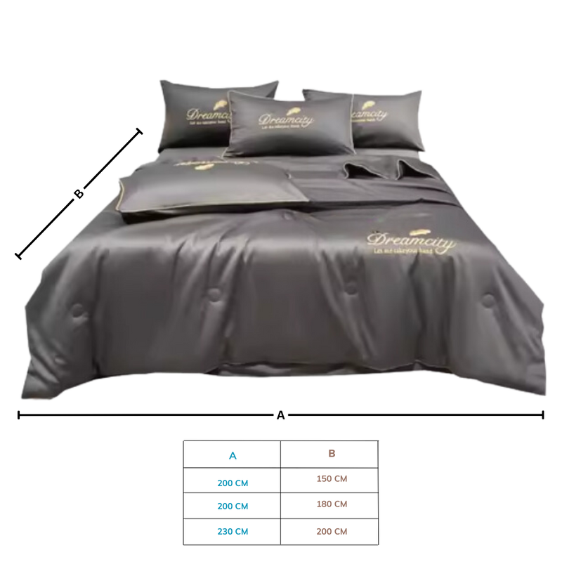 Icy Silk Soft Linen Duvet Cover