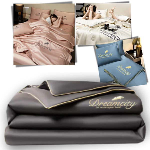 Icy Silk Soft Linen Duvet Cover