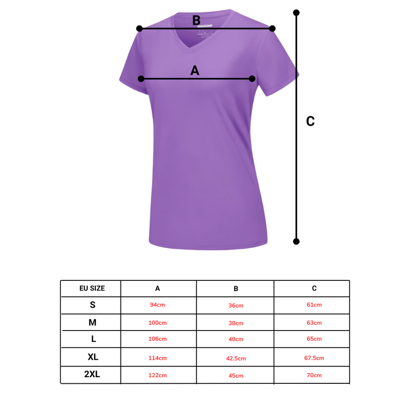 Instant Cooling V-neck Shirts Women