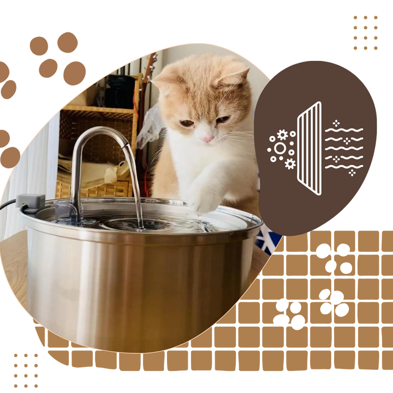 Large Capacity Cat Drinking Fountain