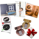 Magnetic Door Stopper in Stainless Steel