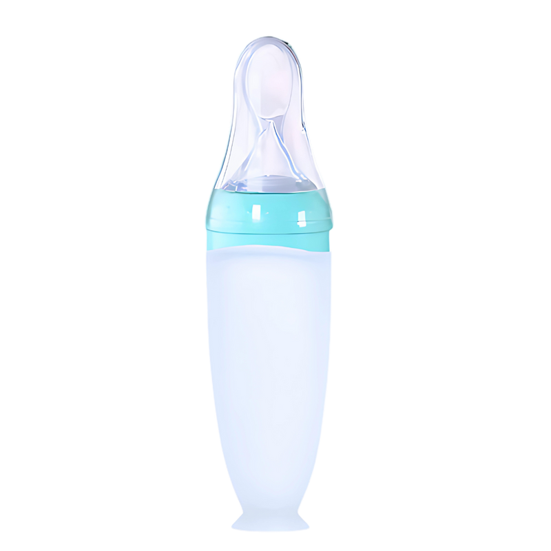 Mess-Free Silicone Spoon Feeding Bottles