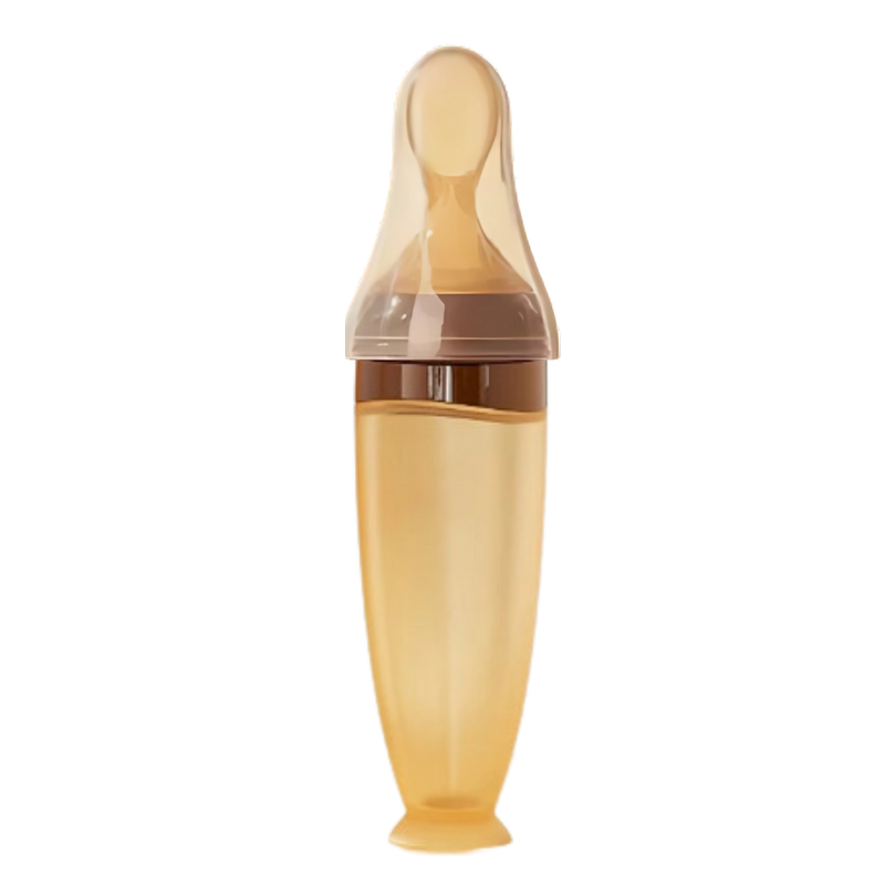 Mess-Free Silicone Spoon Feeding Bottles