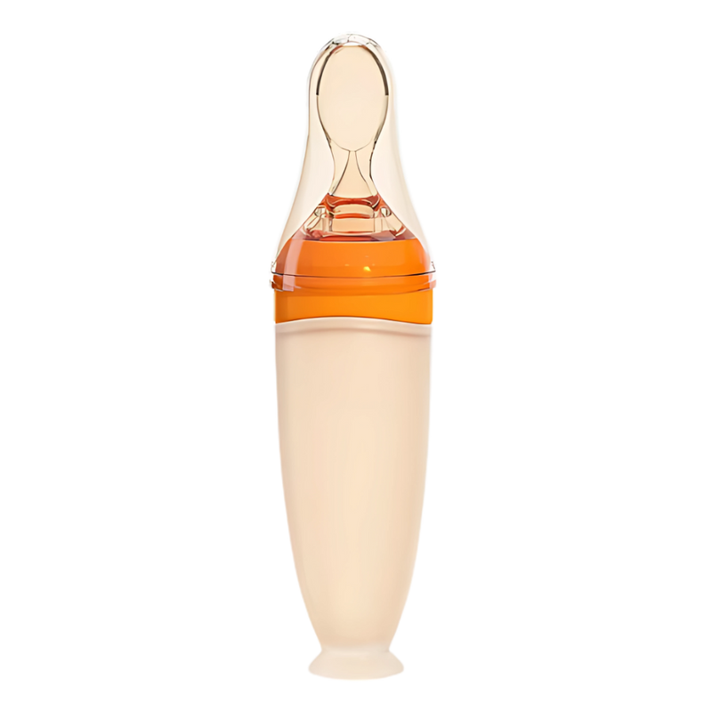 Mess-Free Silicone Spoon Feeding Bottles