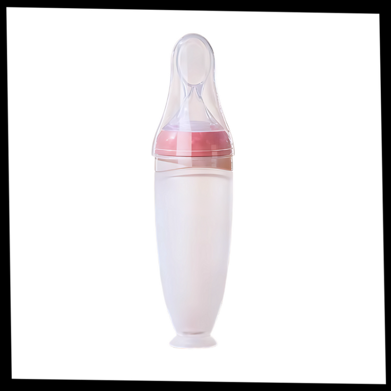 Mess-Free Silicone Spoon Feeding Bottles