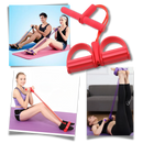 Multifunctional Pedal Resistance Bands Fitness 4 Tube