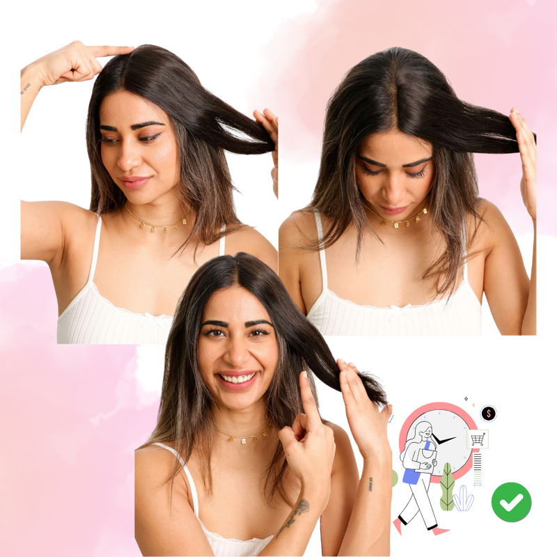 Natural Handwoven Hair Extension Clips