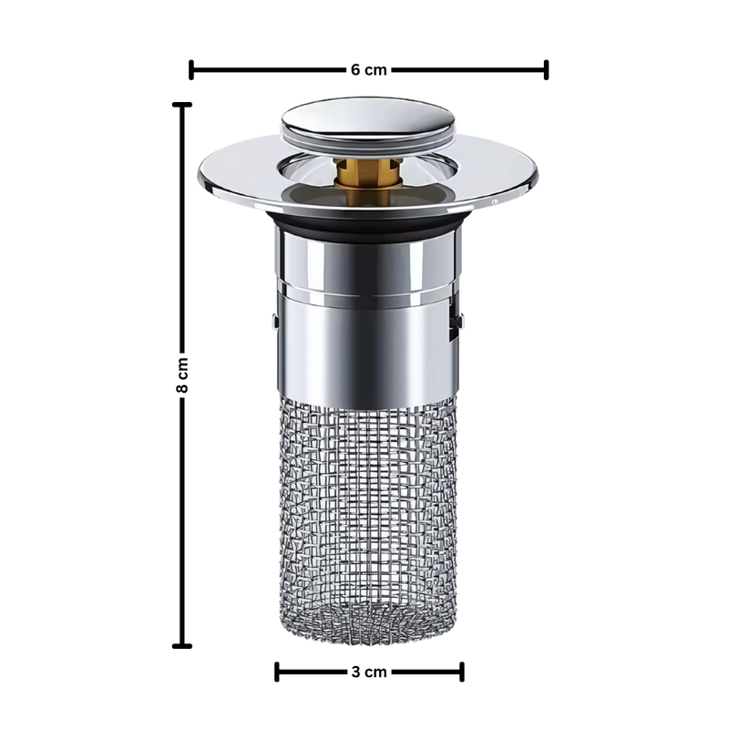 Odor Isolation Pop Up Sink Stopper