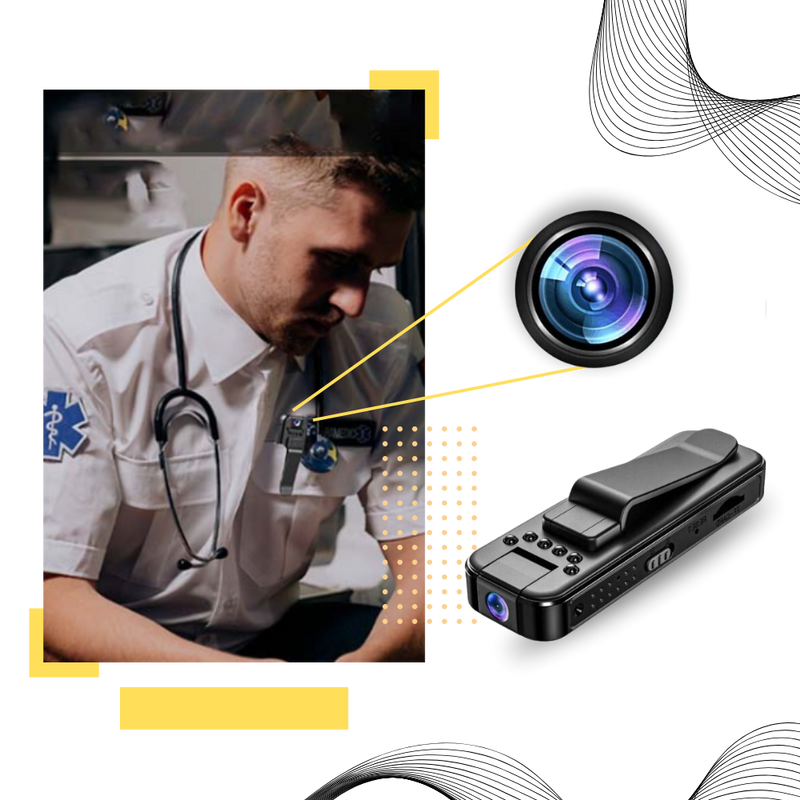 OTG Compatible Wireless Vlog Body Camera