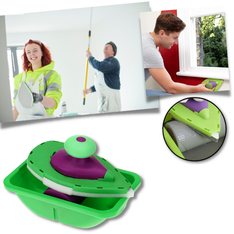 Paint Edger Set 4pcs Sponge Point and Decorative