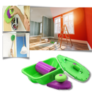 Paint Edger Set 4pcs Sponge Point and Decorative