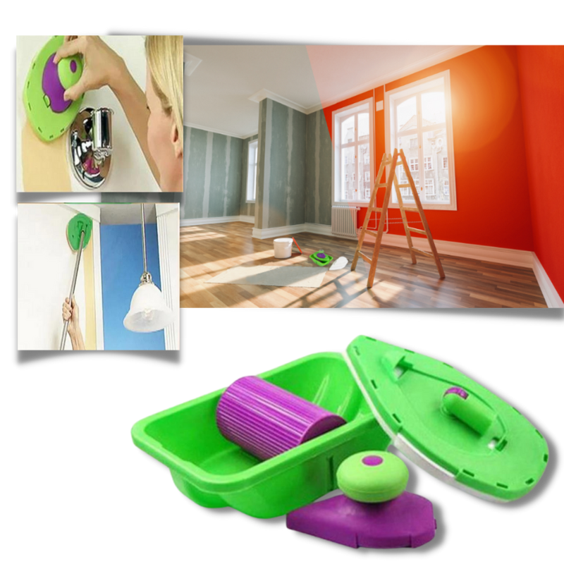 Paint Edger Set 4pcs Sponge Point and Decorative