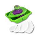 Paint Edger Set 4pcs Sponge Point and Decorative