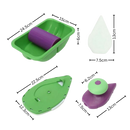 Paint Edger Set 4pcs Sponge Point and Decorative