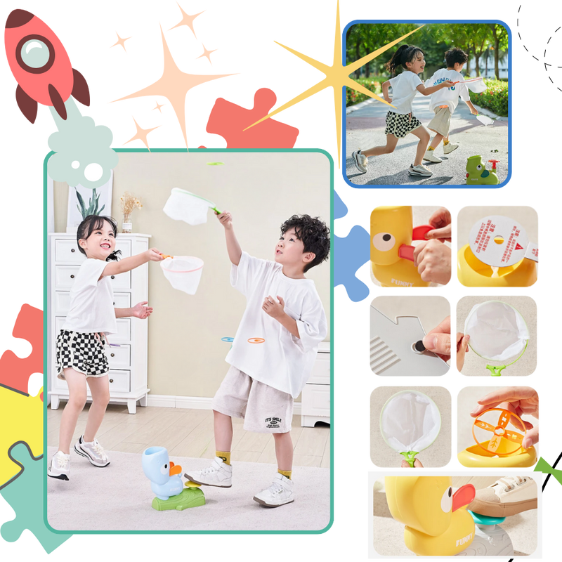 Portable Easy Lunch Flying Disk Toy